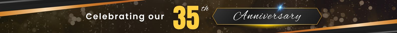 Celebrating 35th anniversary Banner